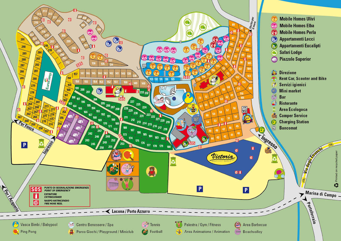 Campsite map