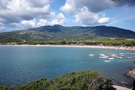 La plage de Marina di Campo