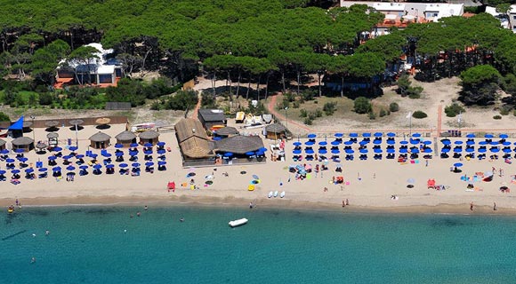 La spiaggia di Marina di Campo